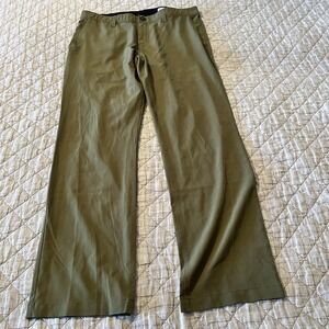 Volcom Chino Pants Mens 36x32 Olive Green True To This Casual Stretch Skatewear
